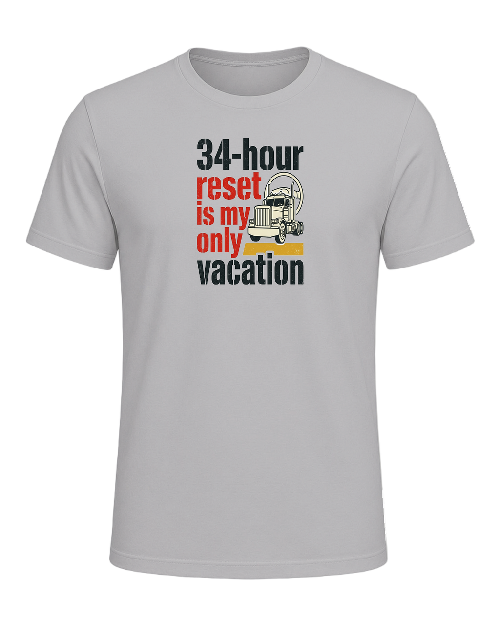 34-hour reset is my only vacation — Athletic Heather