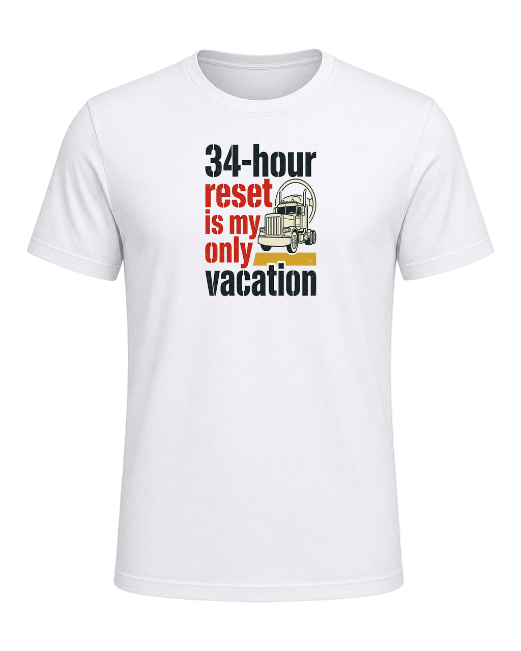 34-hour reset is my only vacation — White