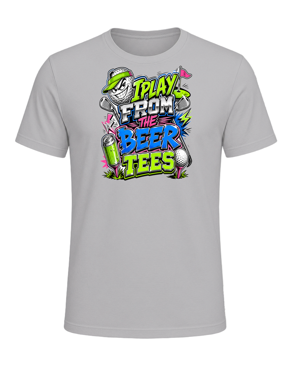 I PLAY FROM THE BEER TEES — Athletic Heather