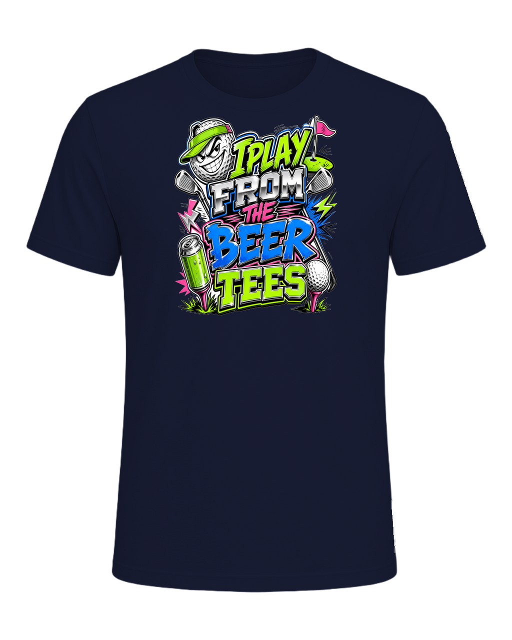 I PLAY FROM THE BEER TEES — Navy