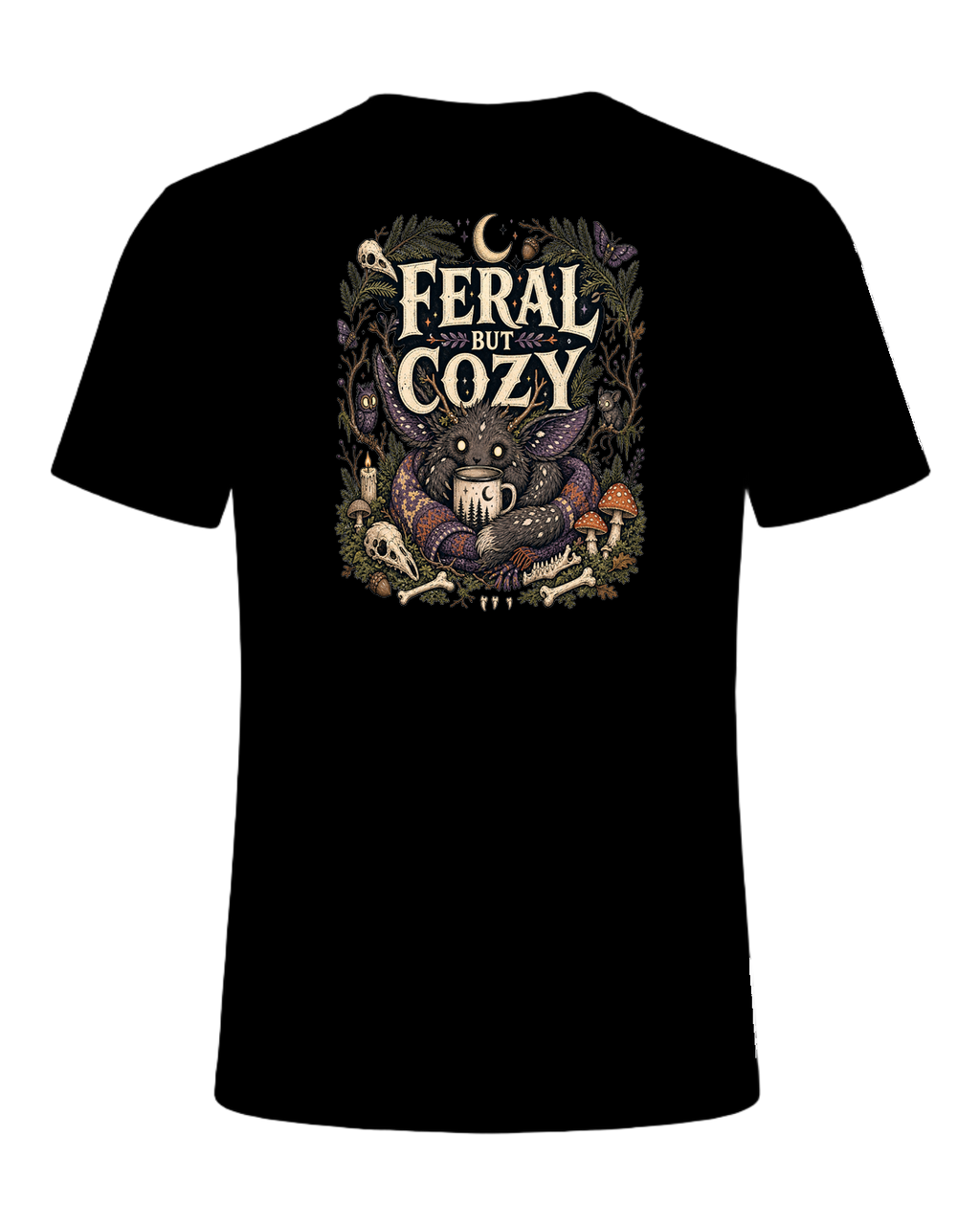 FERAL BUT COZY — Black
