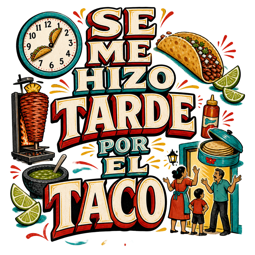 SE ME HIZO TARDE POR EL TACO
