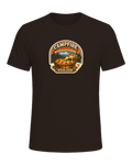 Campfire Pizza Club Tee — Brown