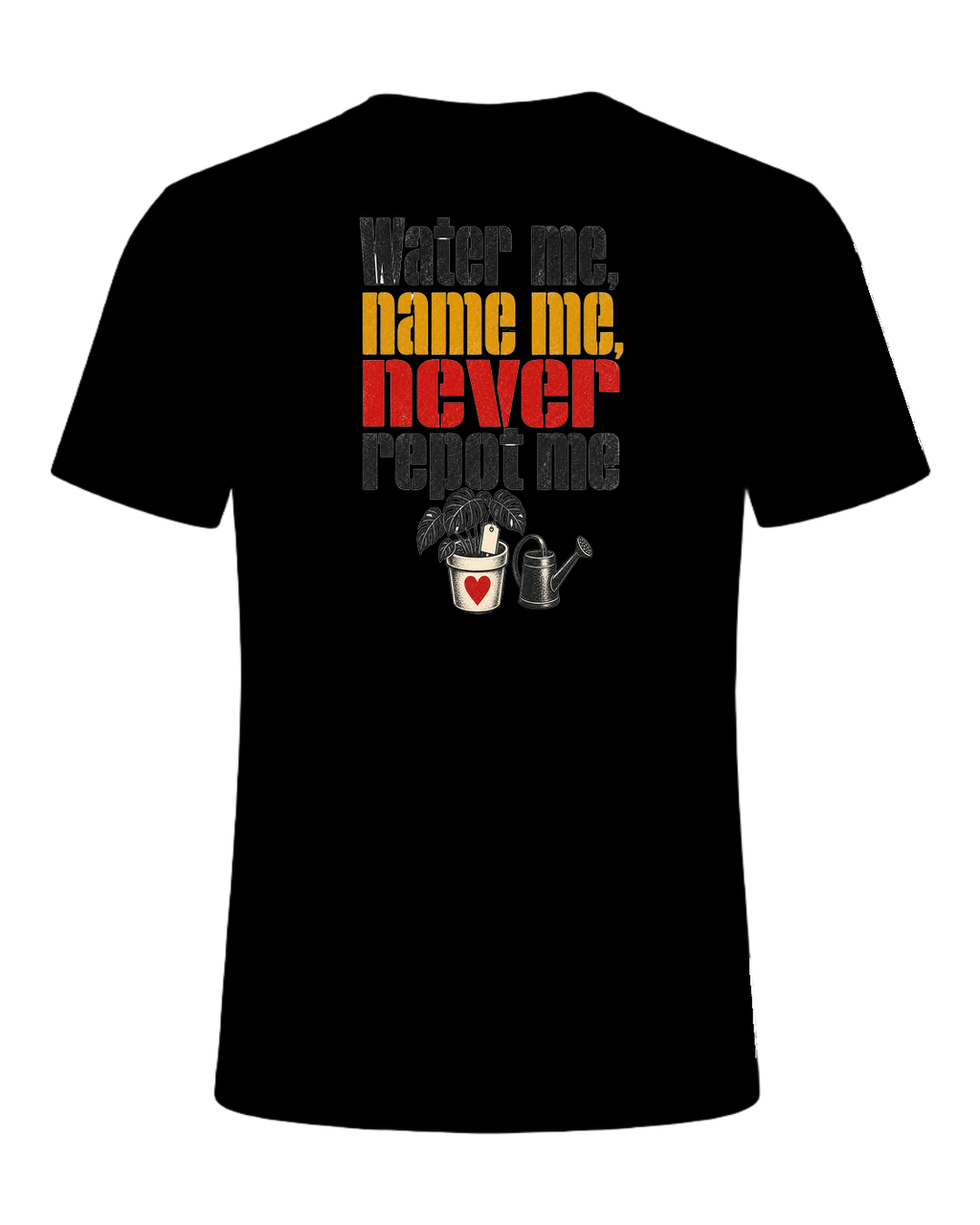 Water me, name me, never repot me — Black