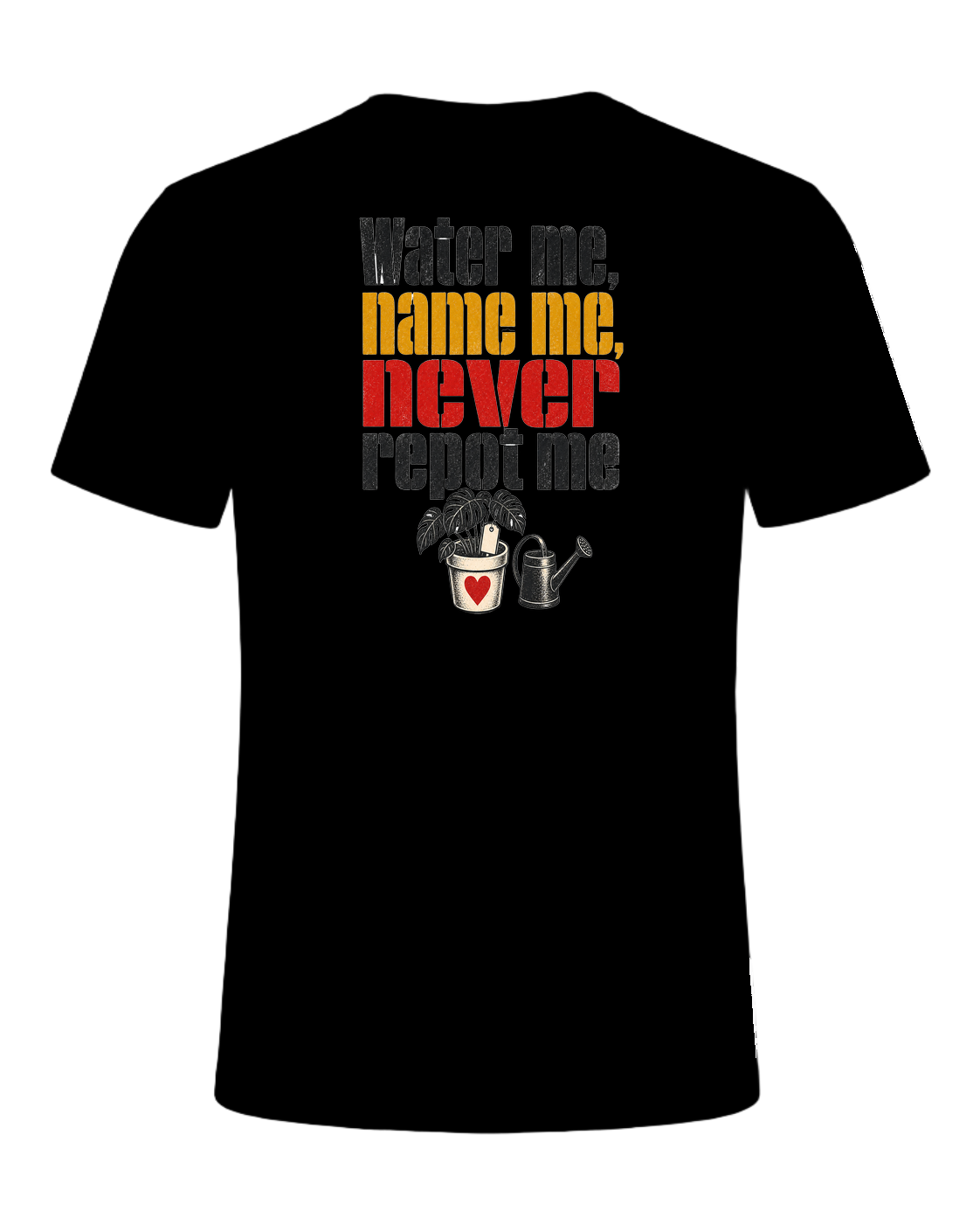 Water me, name me, never repot me — Black