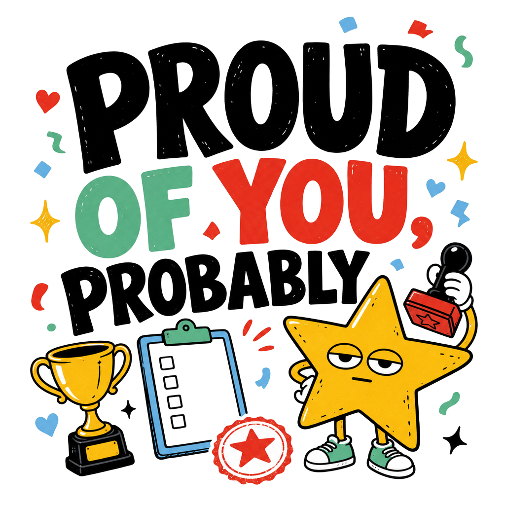 PROUD OF YOU, PROBABLY