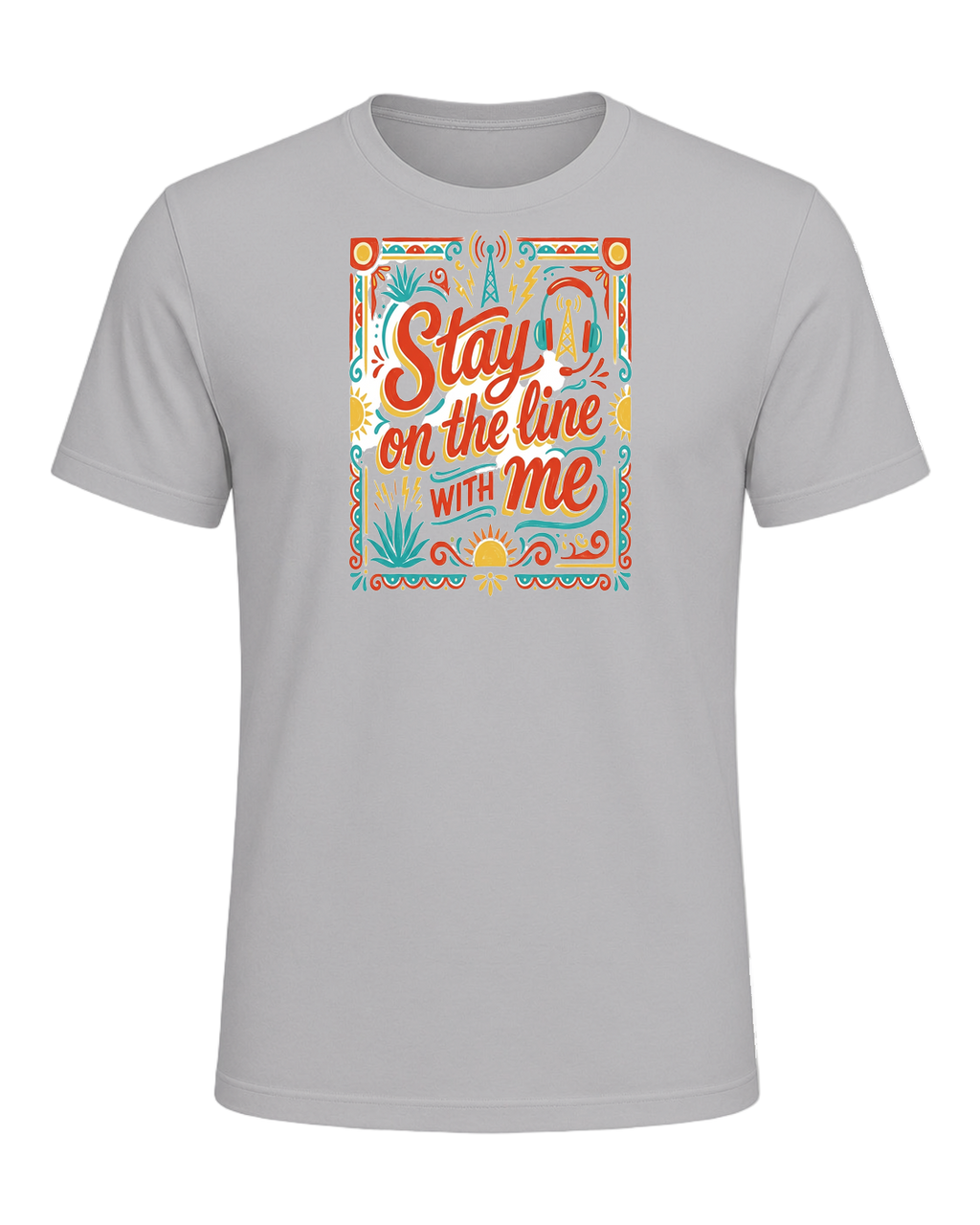 Stay on the line WITH me — Athletic Heather