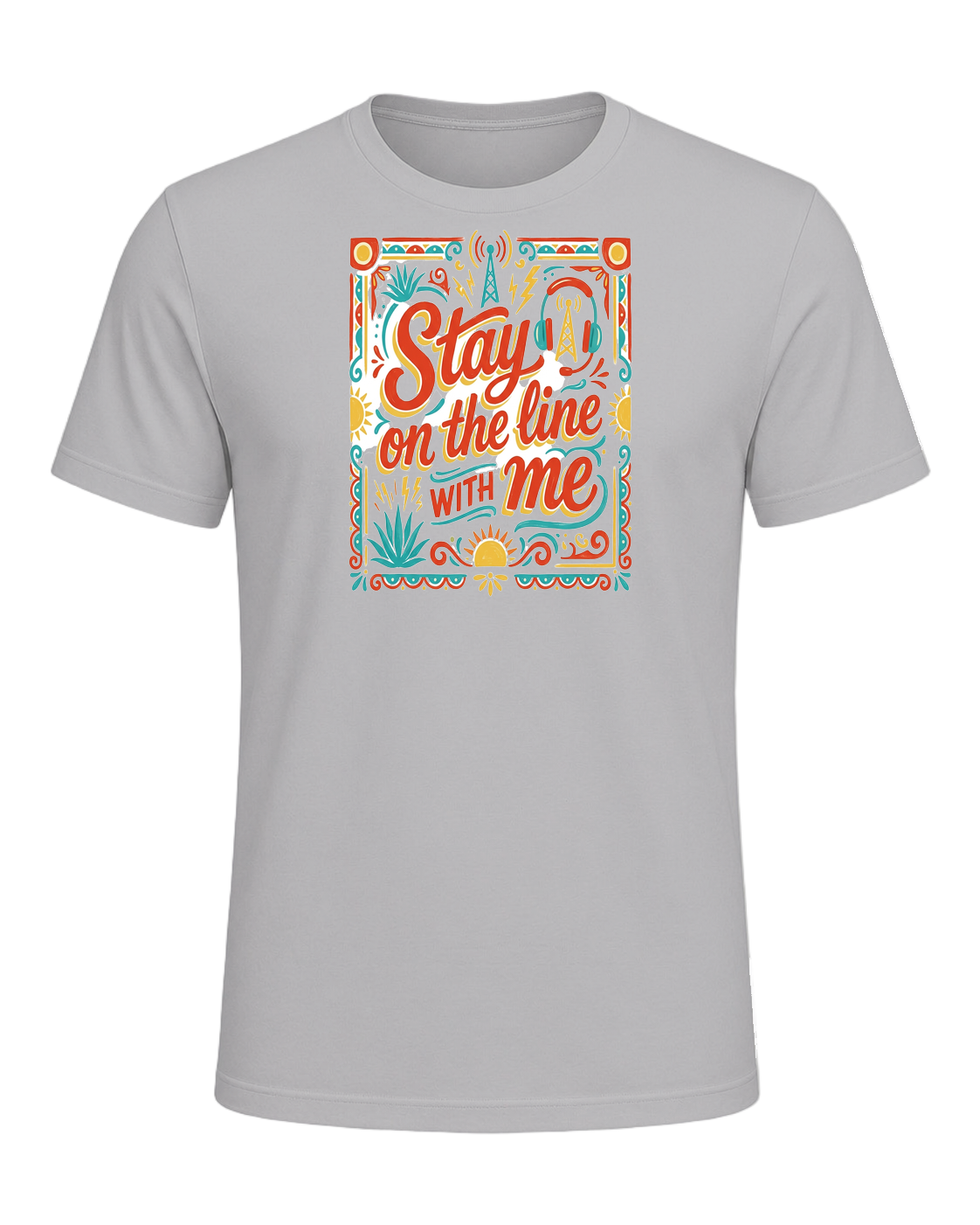 Stay on the line WITH me — Athletic Heather