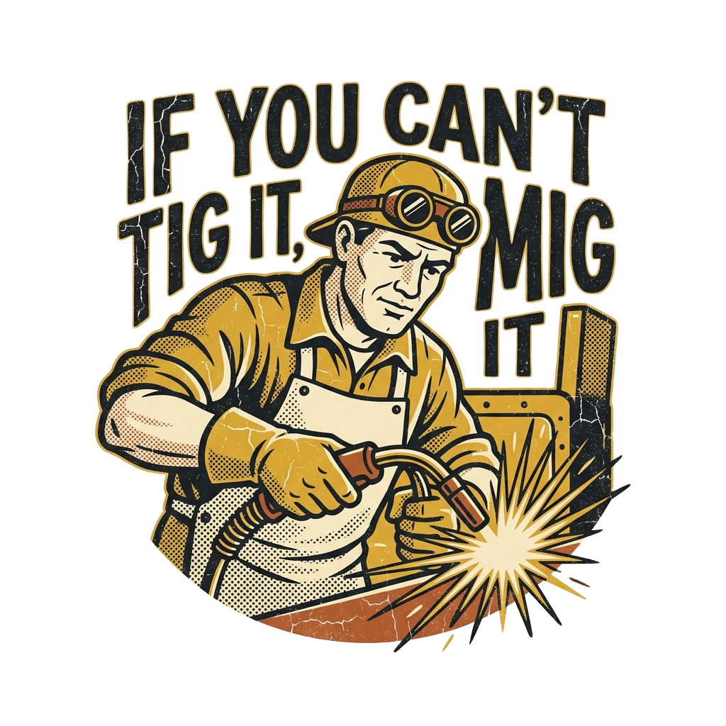 If you can't TIG it, MIG it