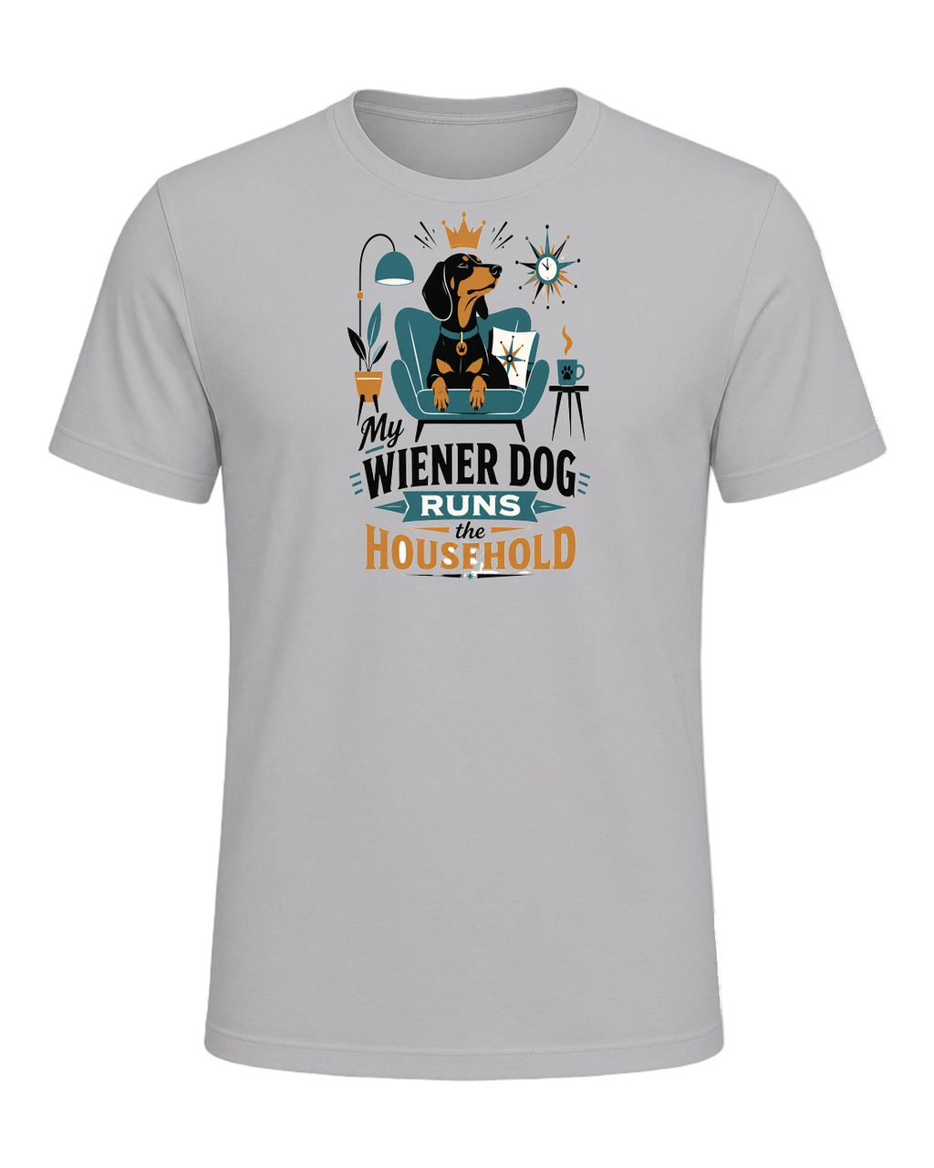 My Wiener Dog Runs the Household — Athletic Heather