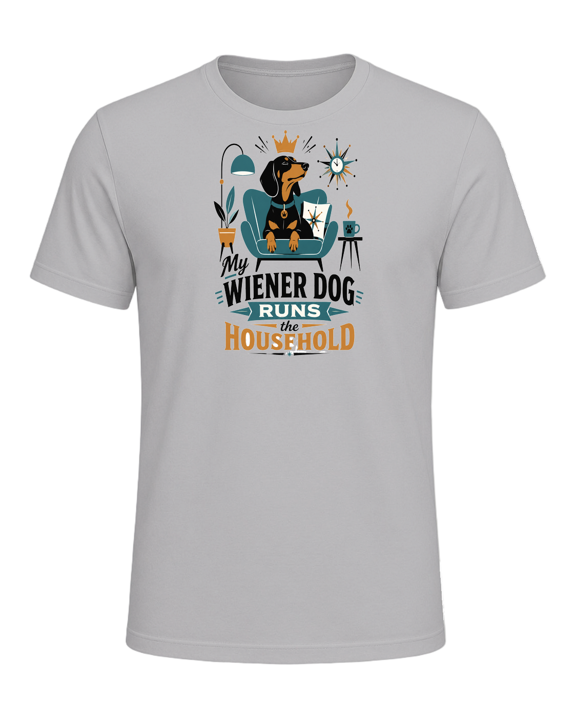 My Wiener Dog Runs the Household — Athletic Heather