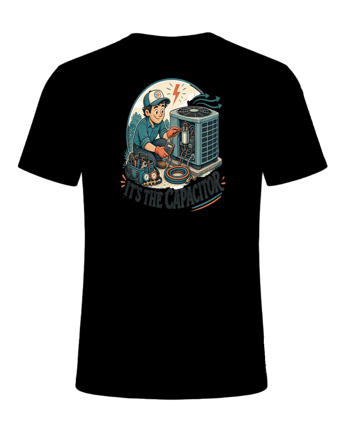 IT'S THE CAPACITOR — Black