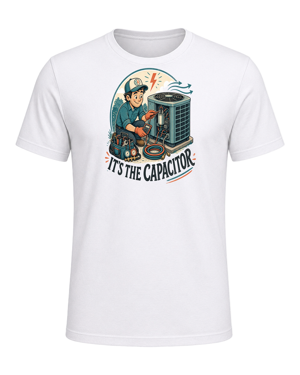 IT'S THE CAPACITOR — White