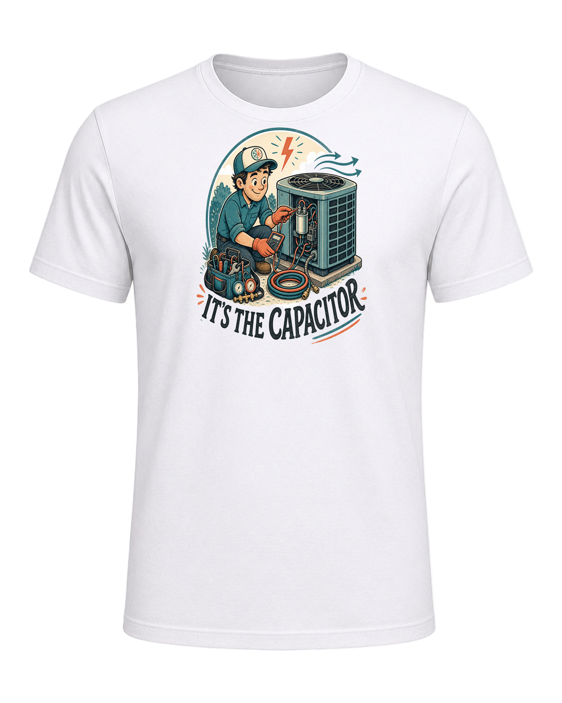 IT'S THE CAPACITOR — White