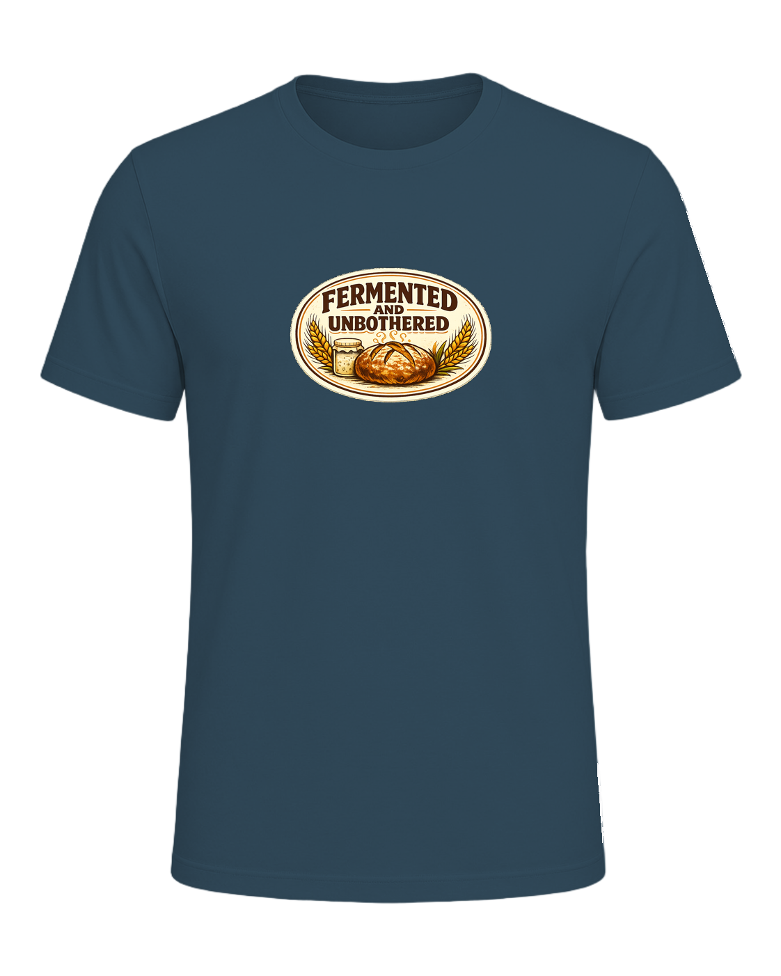 Fermented And Unbothered Tee — Deep Teal