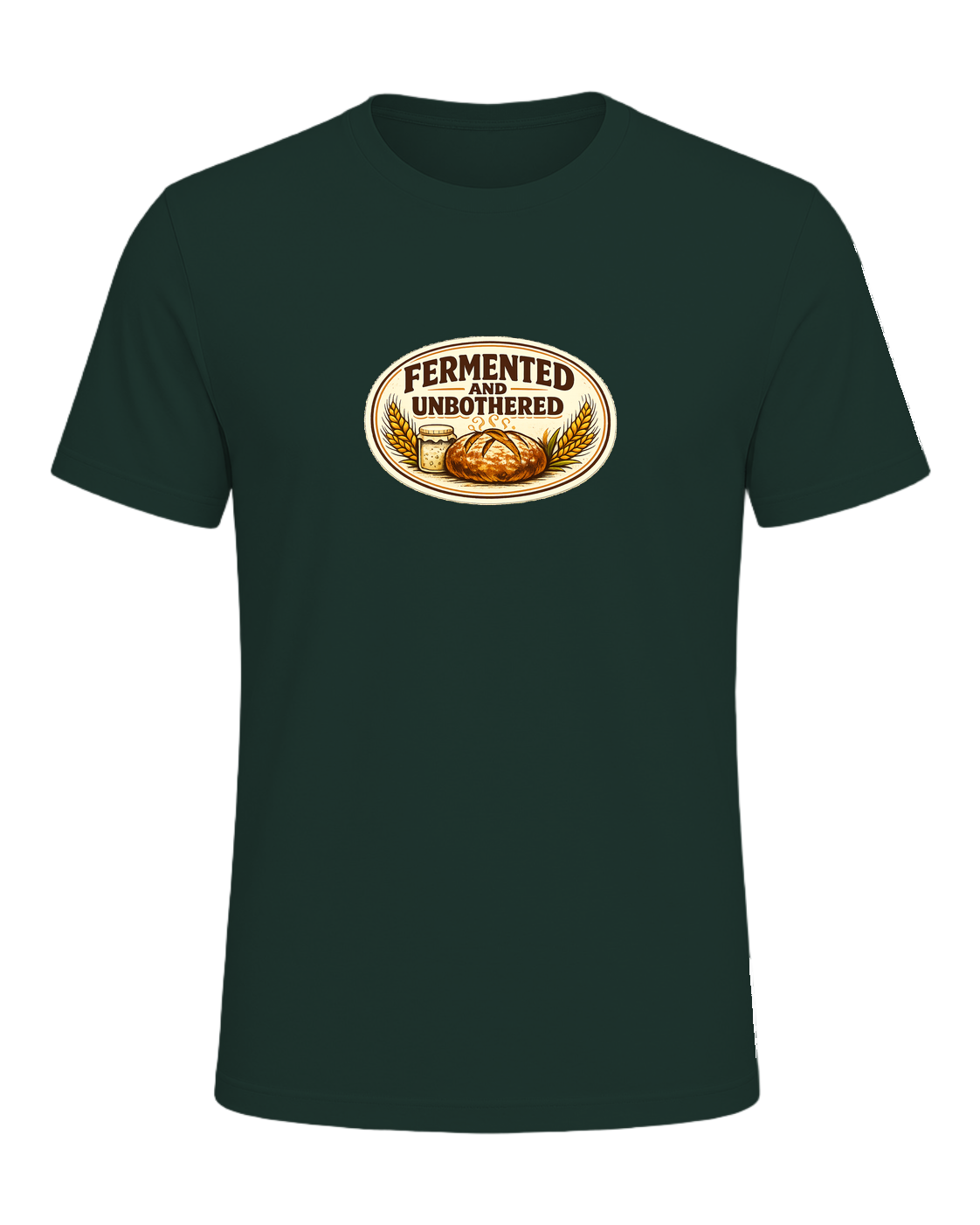 Fermented And Unbothered Tee — Forest