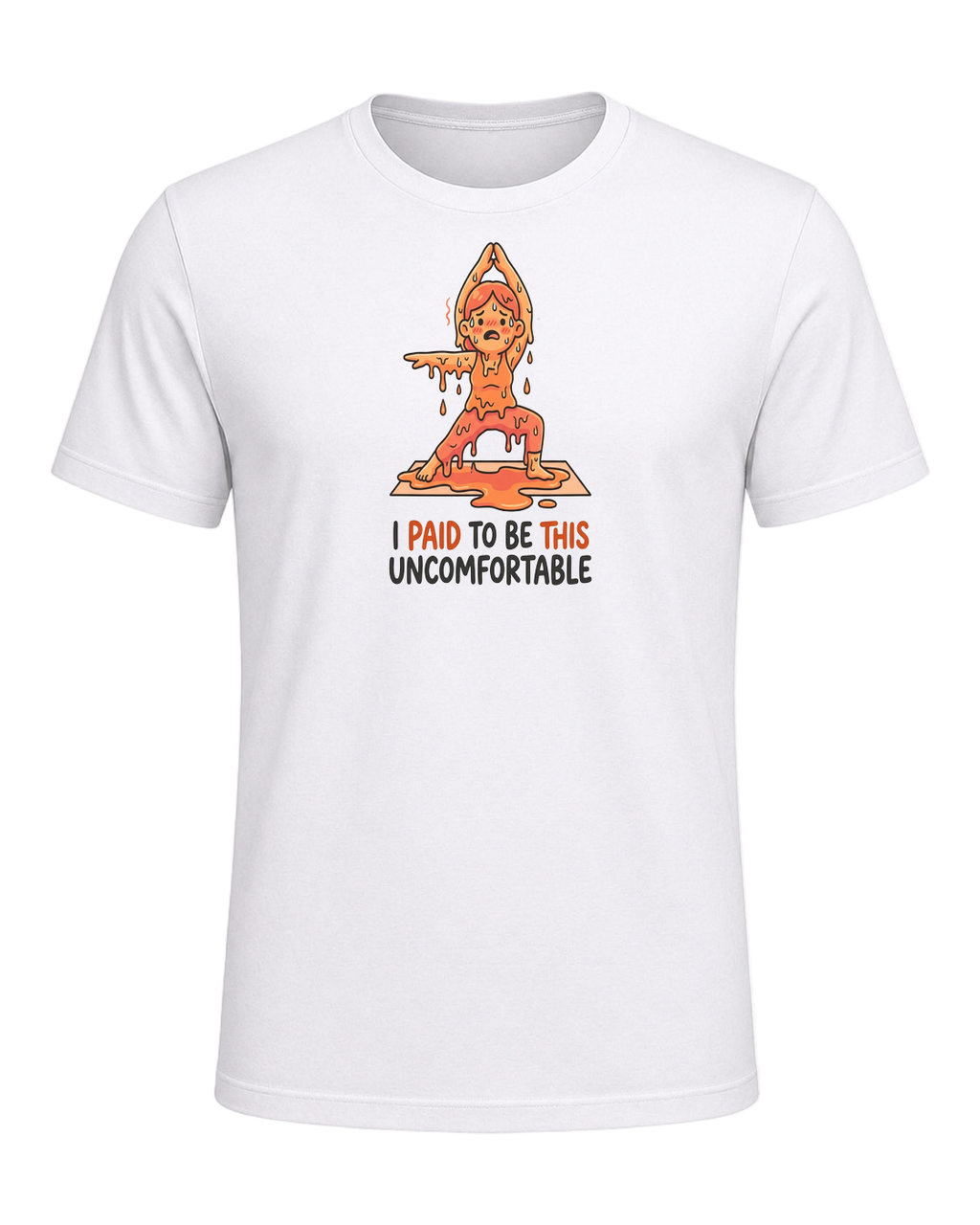 Hot Yoga Humor — White