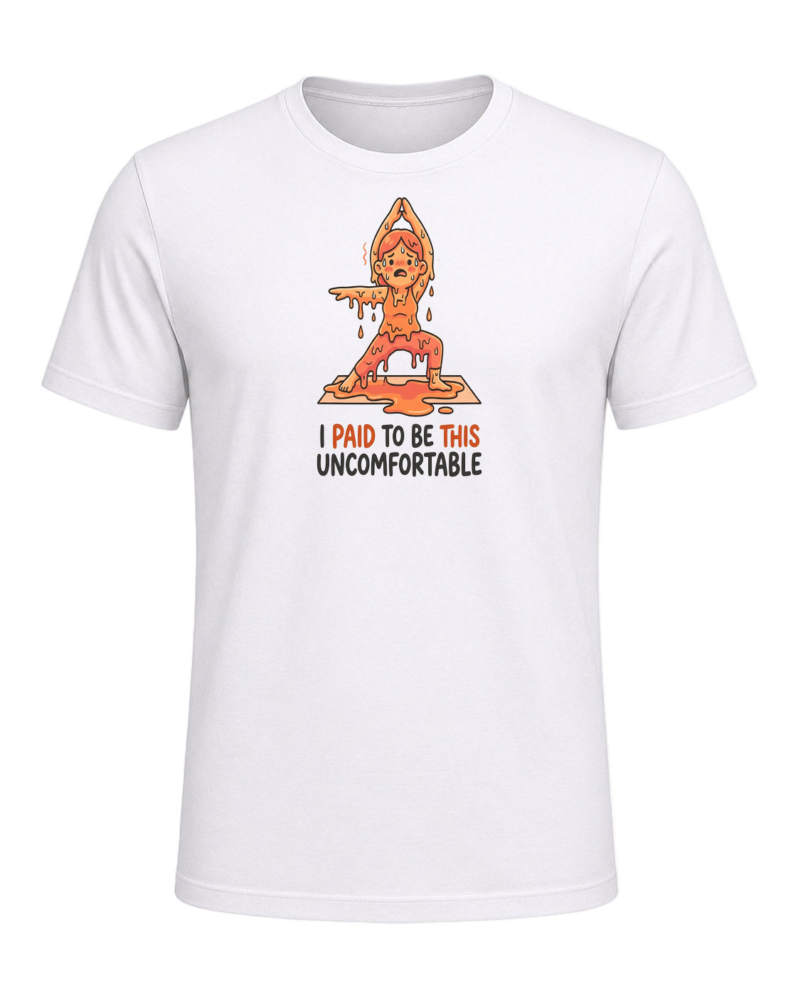 Hot Yoga Humor — White