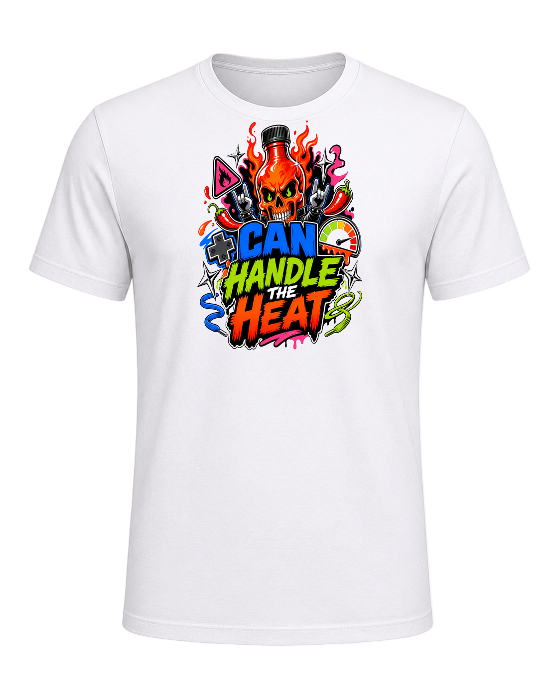 CAN HANDLE THE HEAT — White