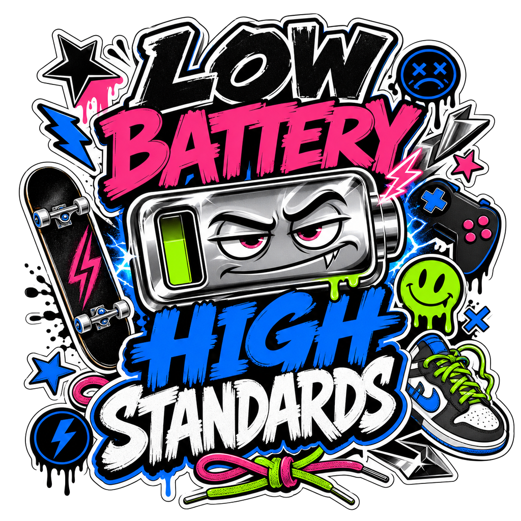LOW BATTERY HIGH STANDARDS