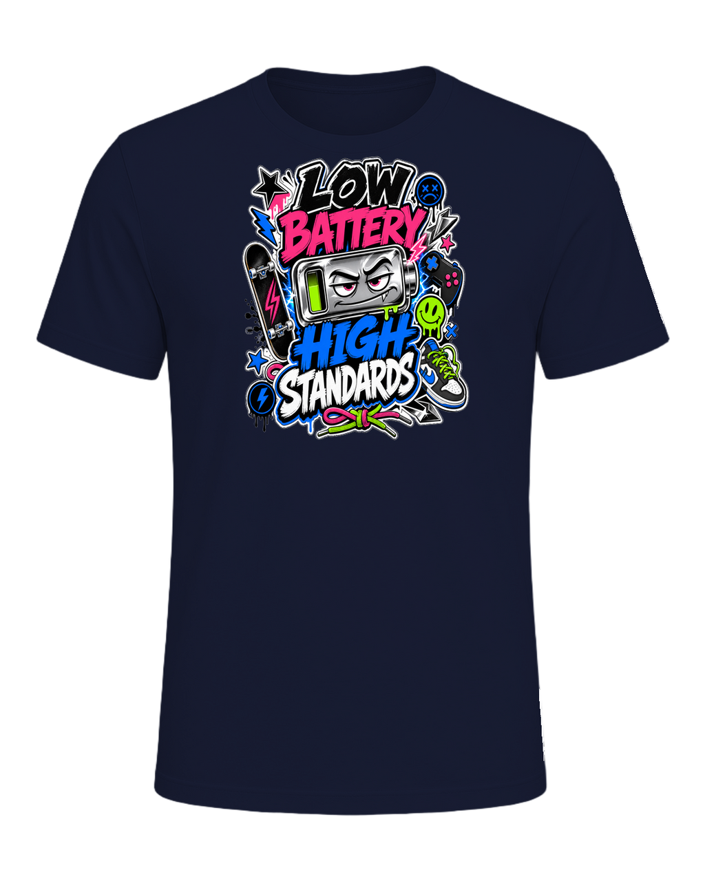 LOW BATTERY HIGH STANDARDS — Navy