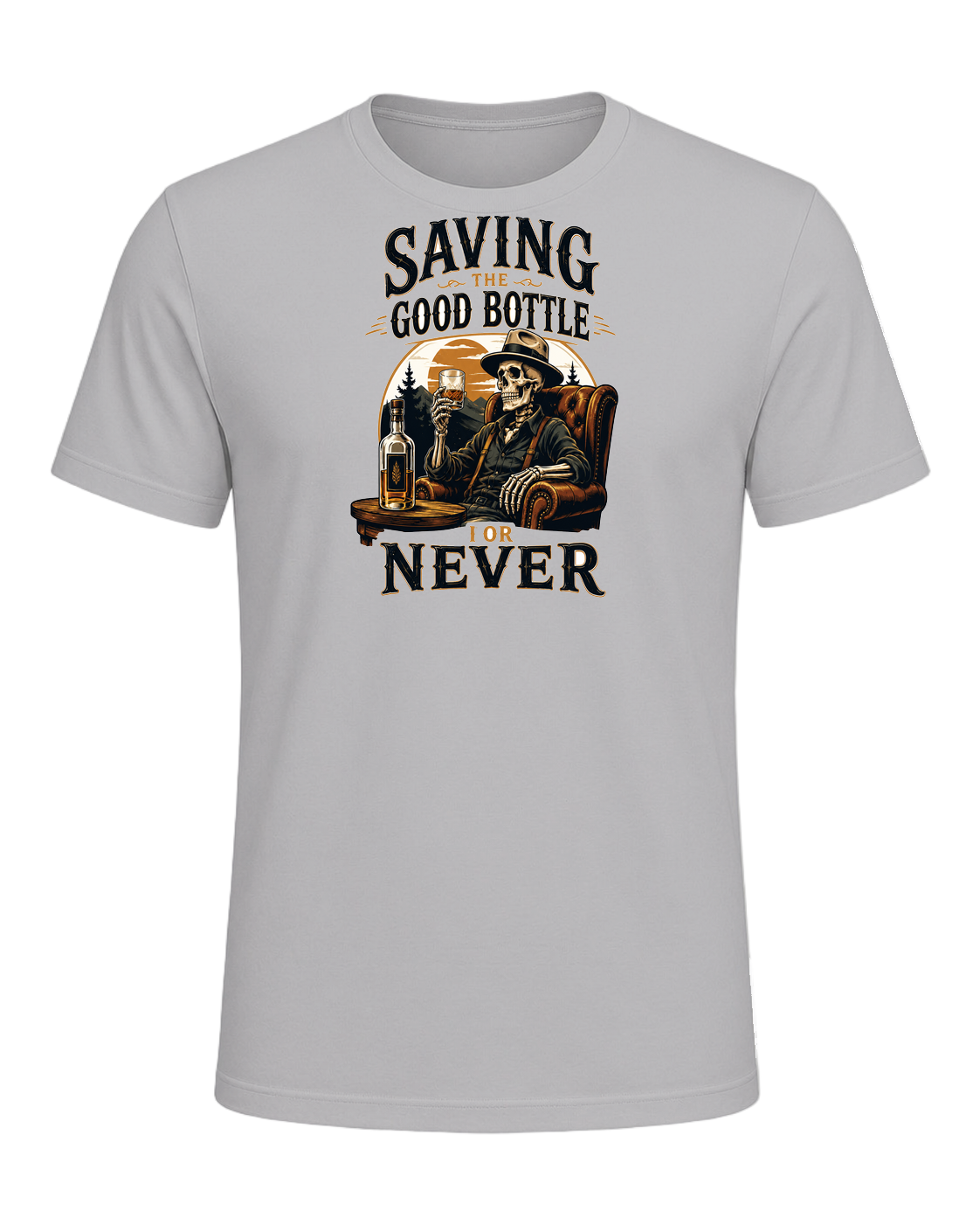SAVING THE GOOD BOTTLE FOR NEVER — Athletic Heather