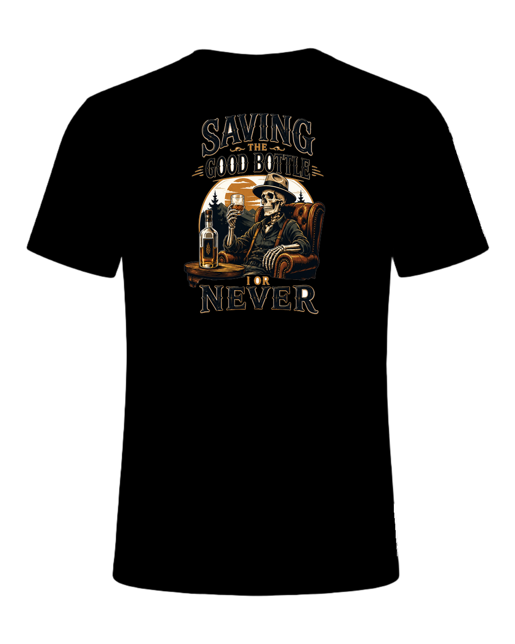 SAVING THE GOOD BOTTLE FOR NEVER — Black