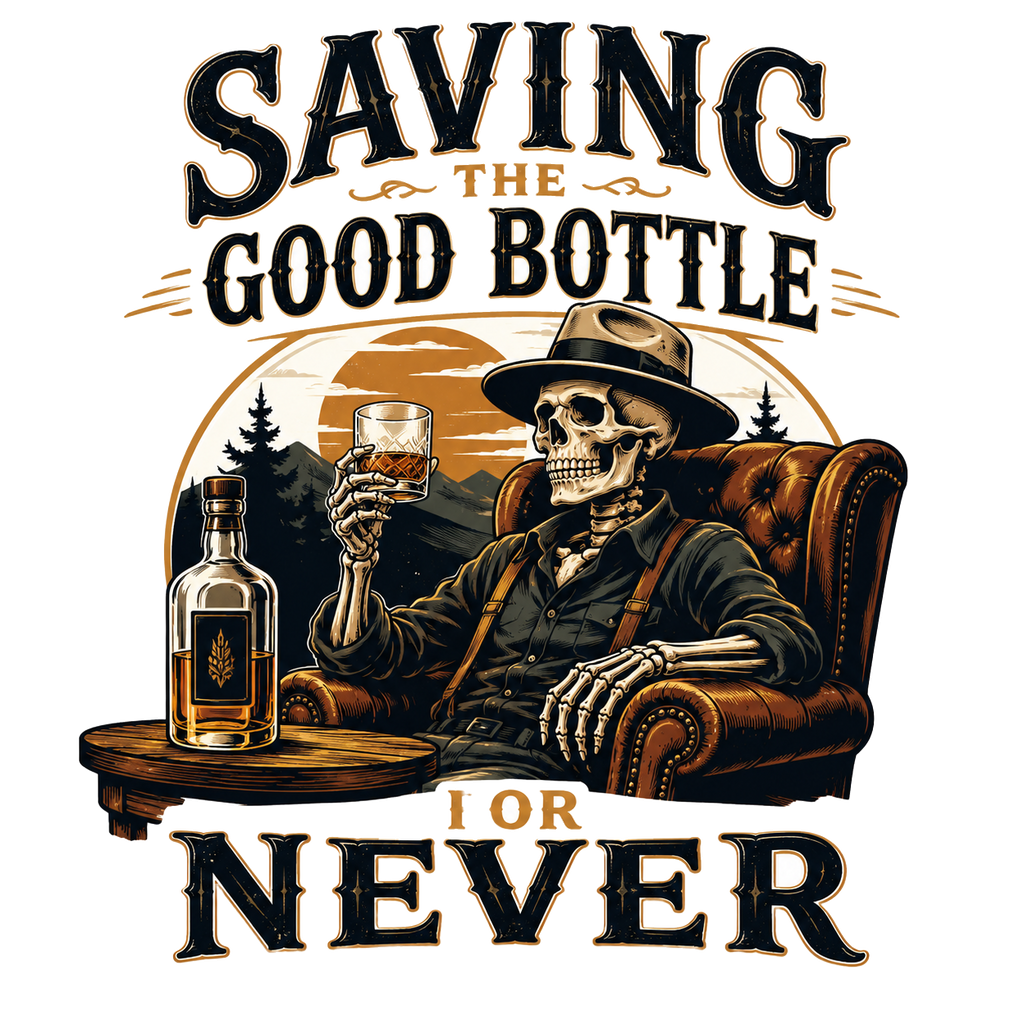 SAVING THE GOOD BOTTLE FOR NEVER