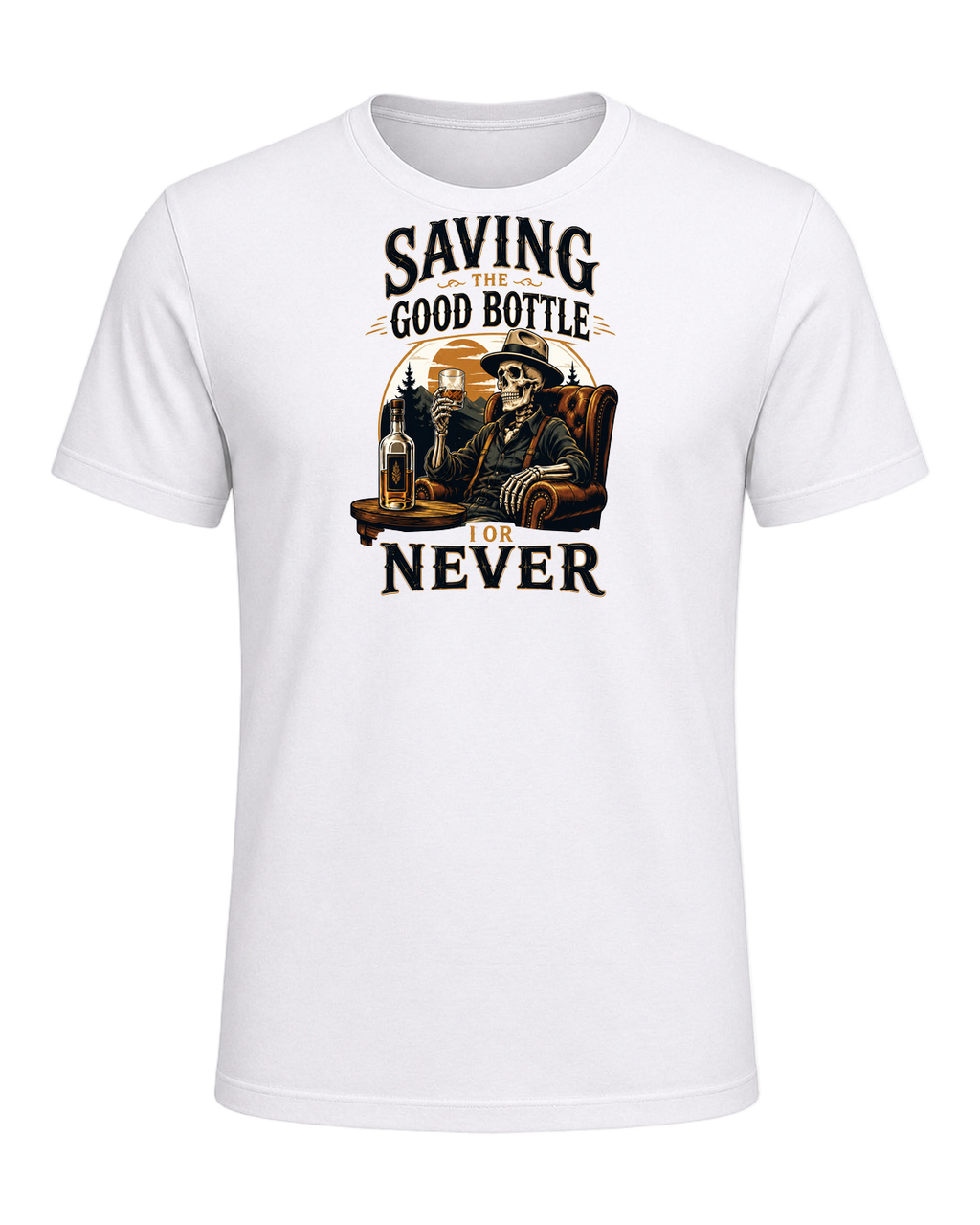 SAVING THE GOOD BOTTLE FOR NEVER — White