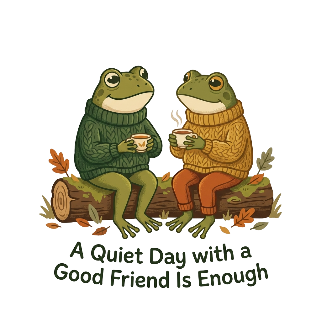 Cozy Frog Friends