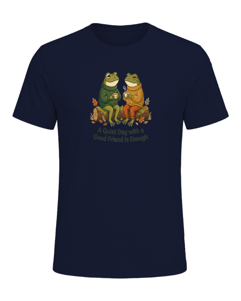 Cozy Frog Friends — Navy