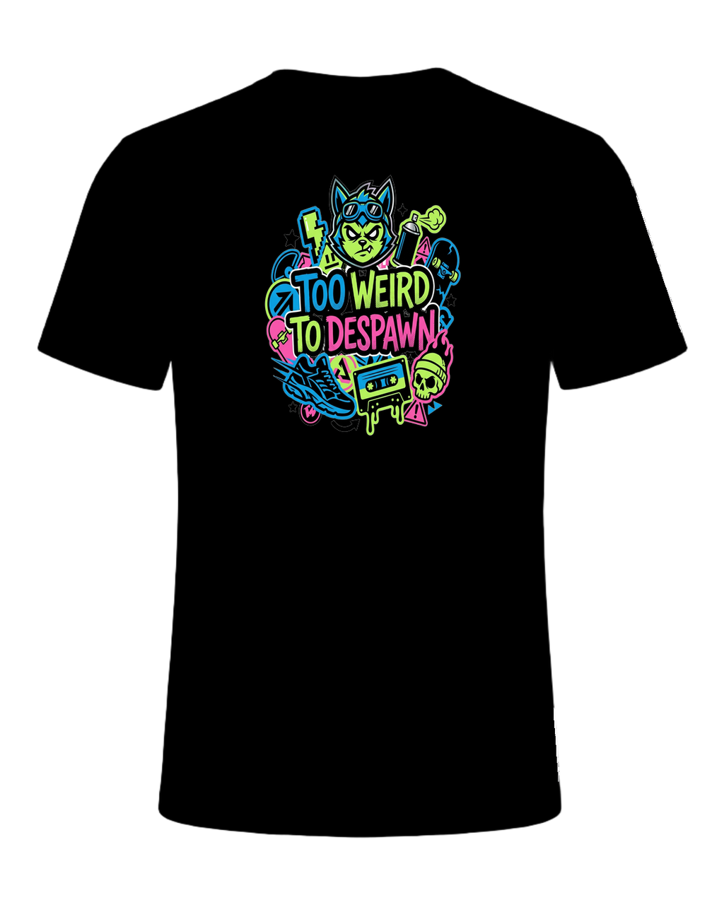 TOO WEIRD TO DESPAWN — Black