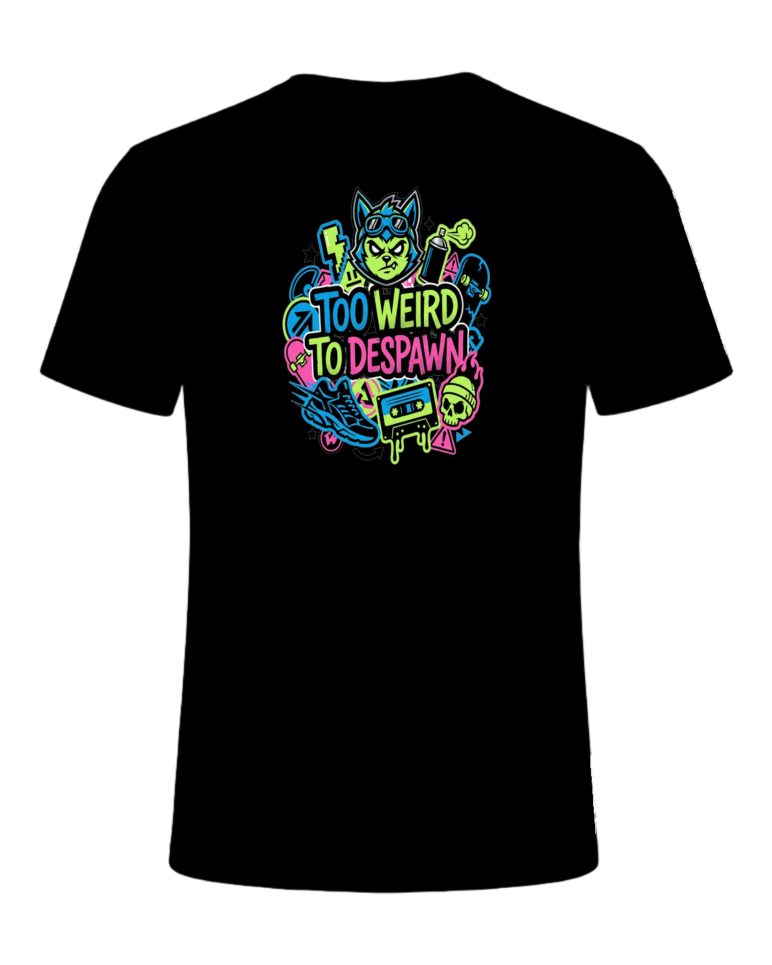 TOO WEIRD TO DESPAWN — Black