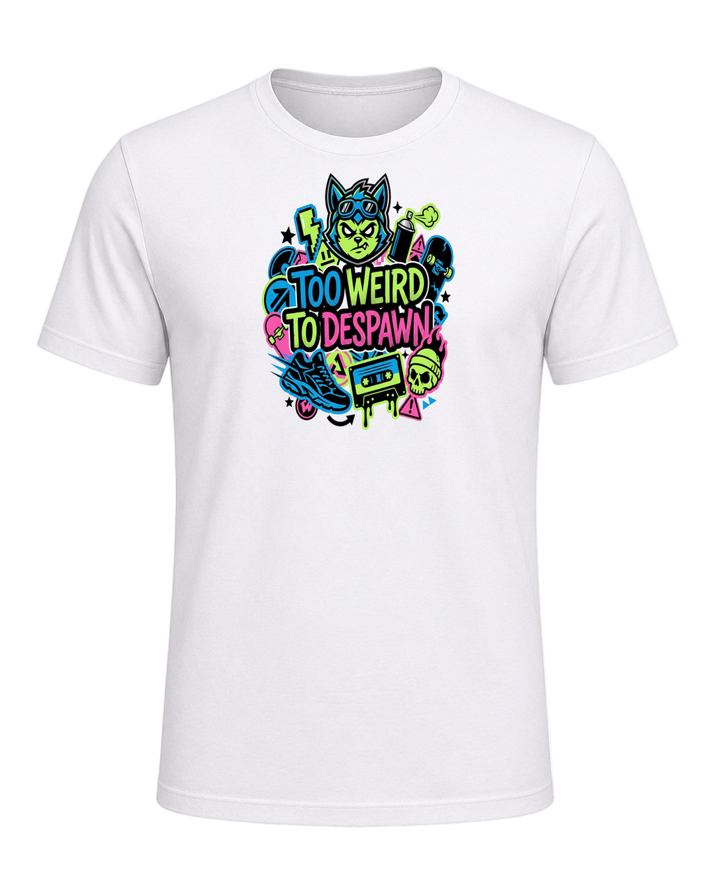 TOO WEIRD TO DESPAWN — White