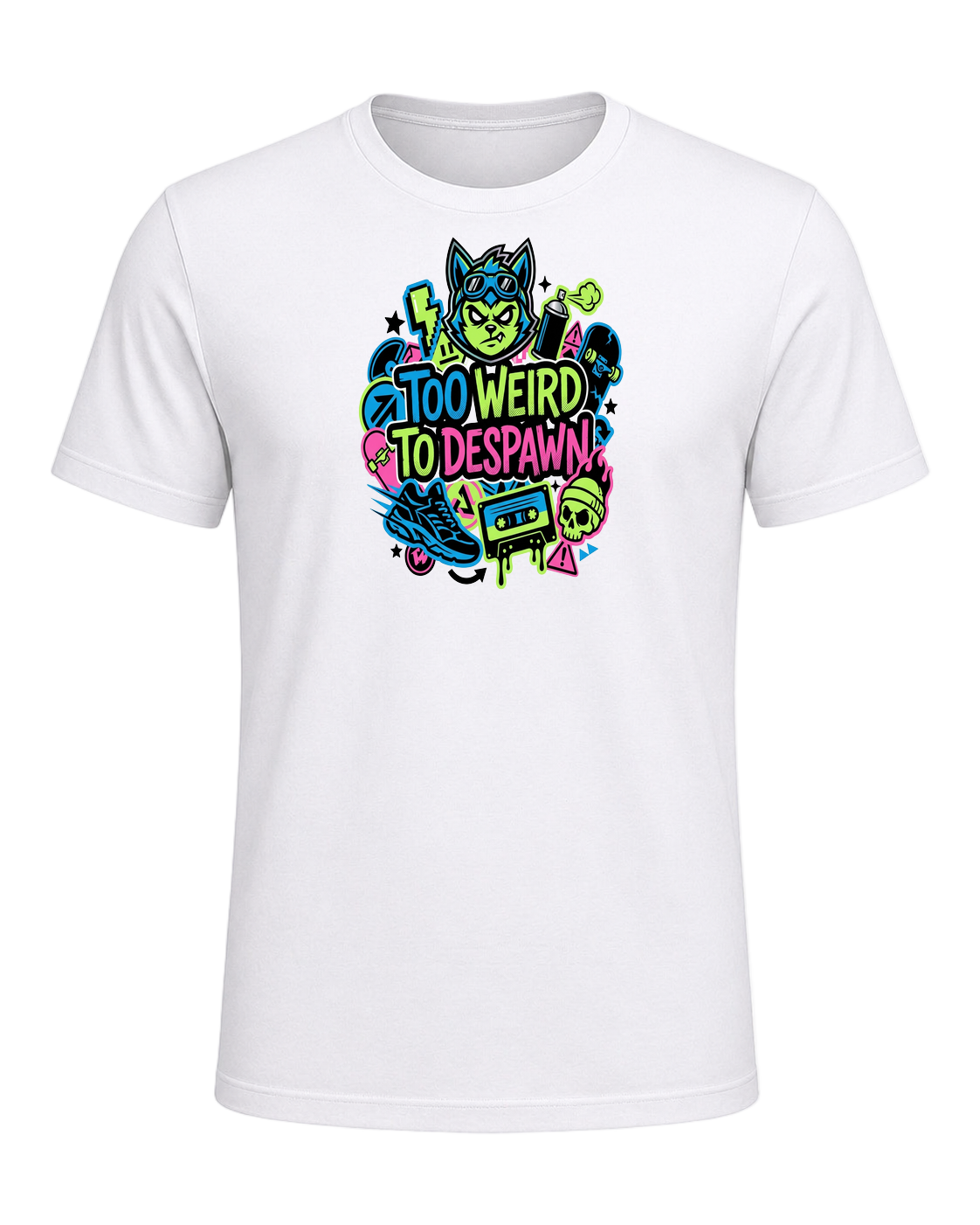 TOO WEIRD TO DESPAWN — White