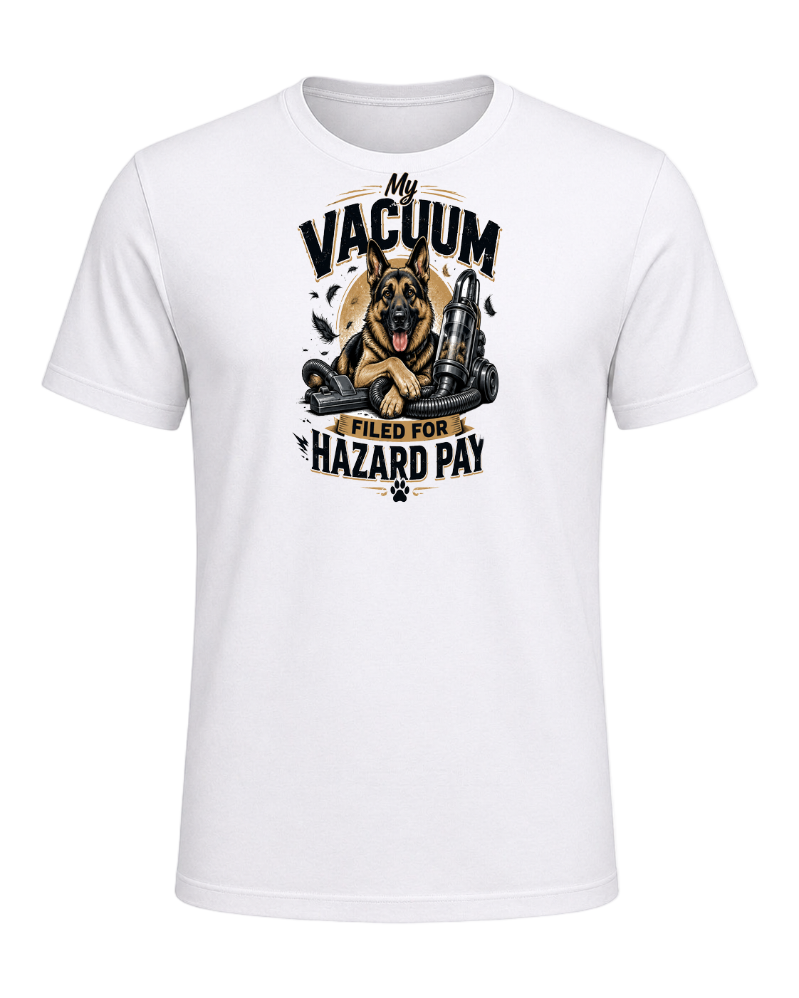My Vacuum Filed for Hazard Pay — White
