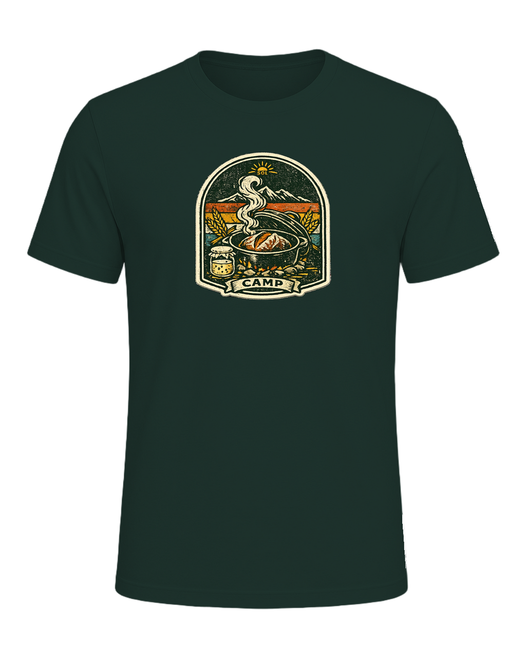Wild Yeast Camp Tee — Forest