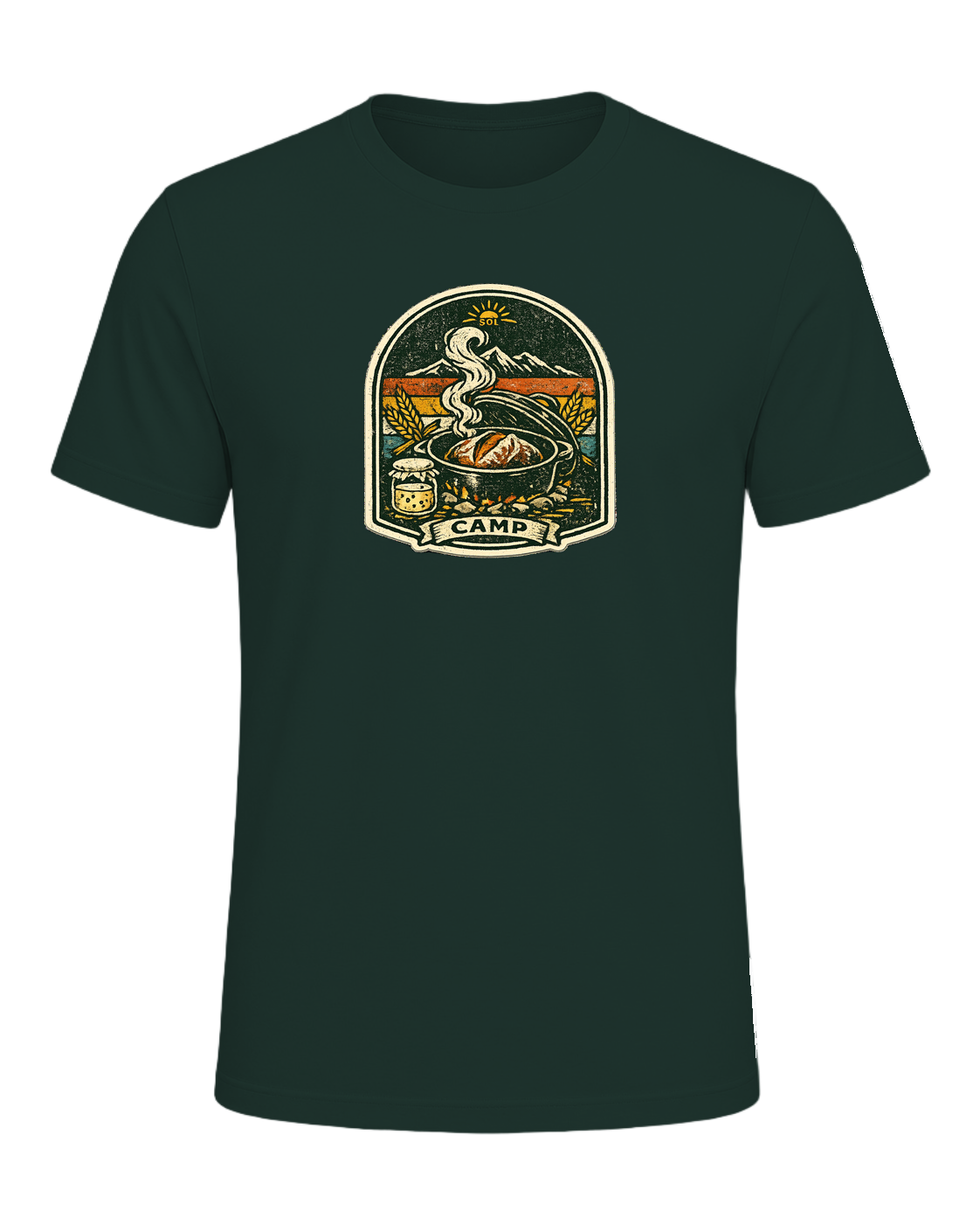 Wild Yeast Camp Tee — Forest