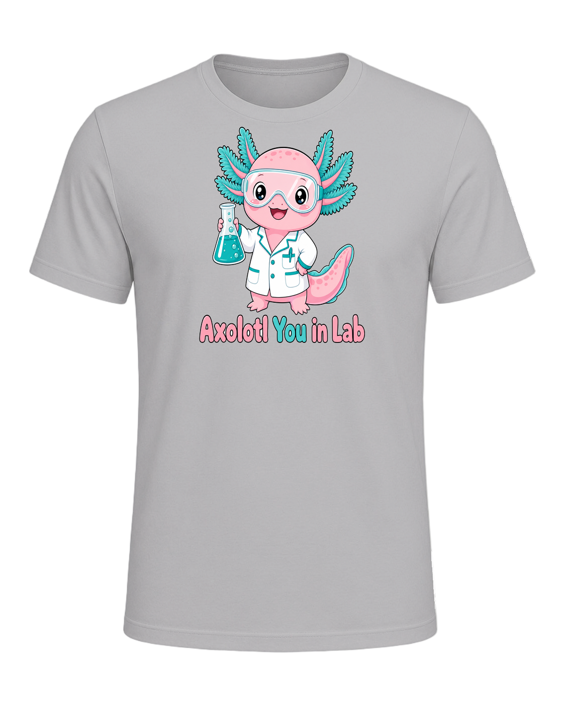 Axolotl Scientist — Athletic Heather