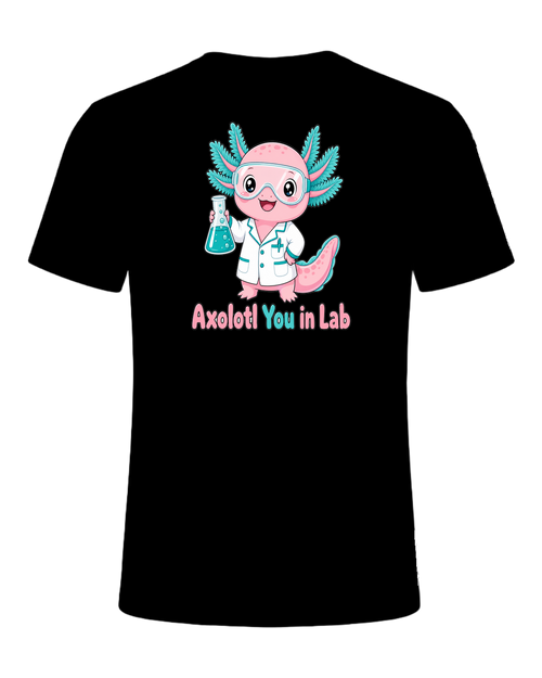Axolotl Scientist — Black