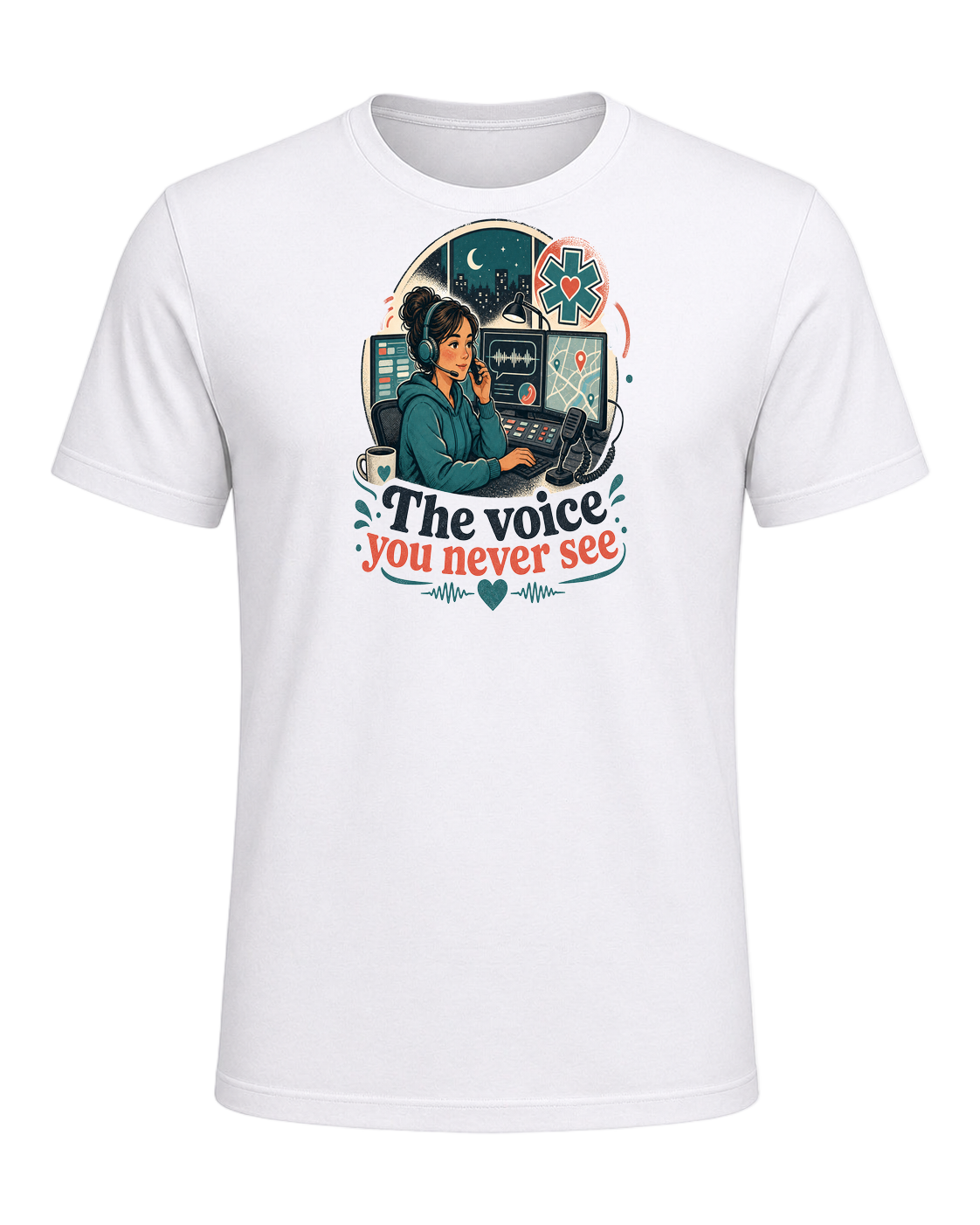 The voice you never see — White