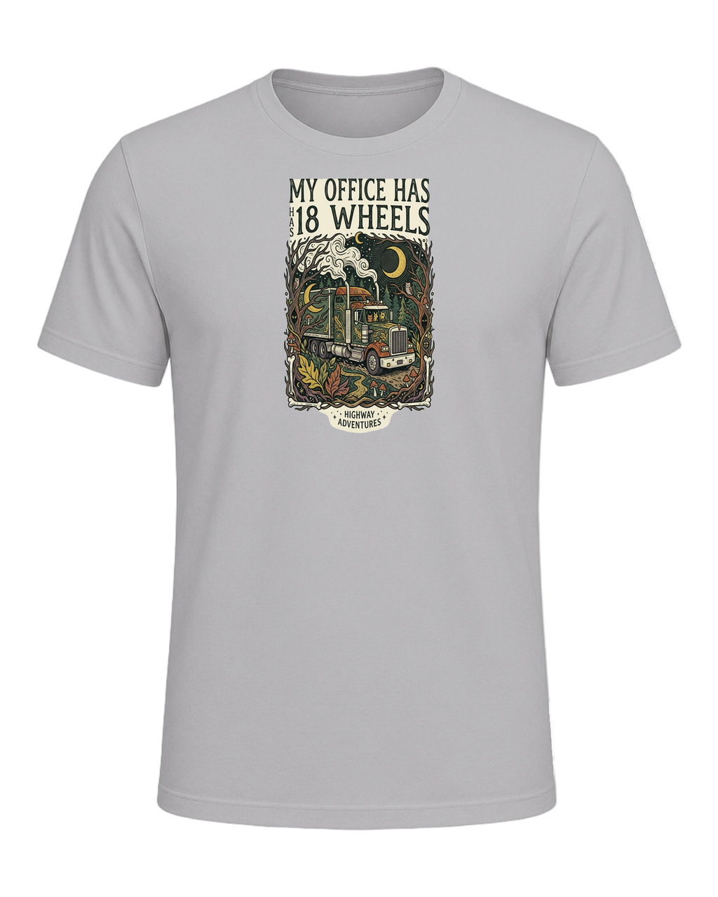 My office has 18 wheels — Athletic Heather
