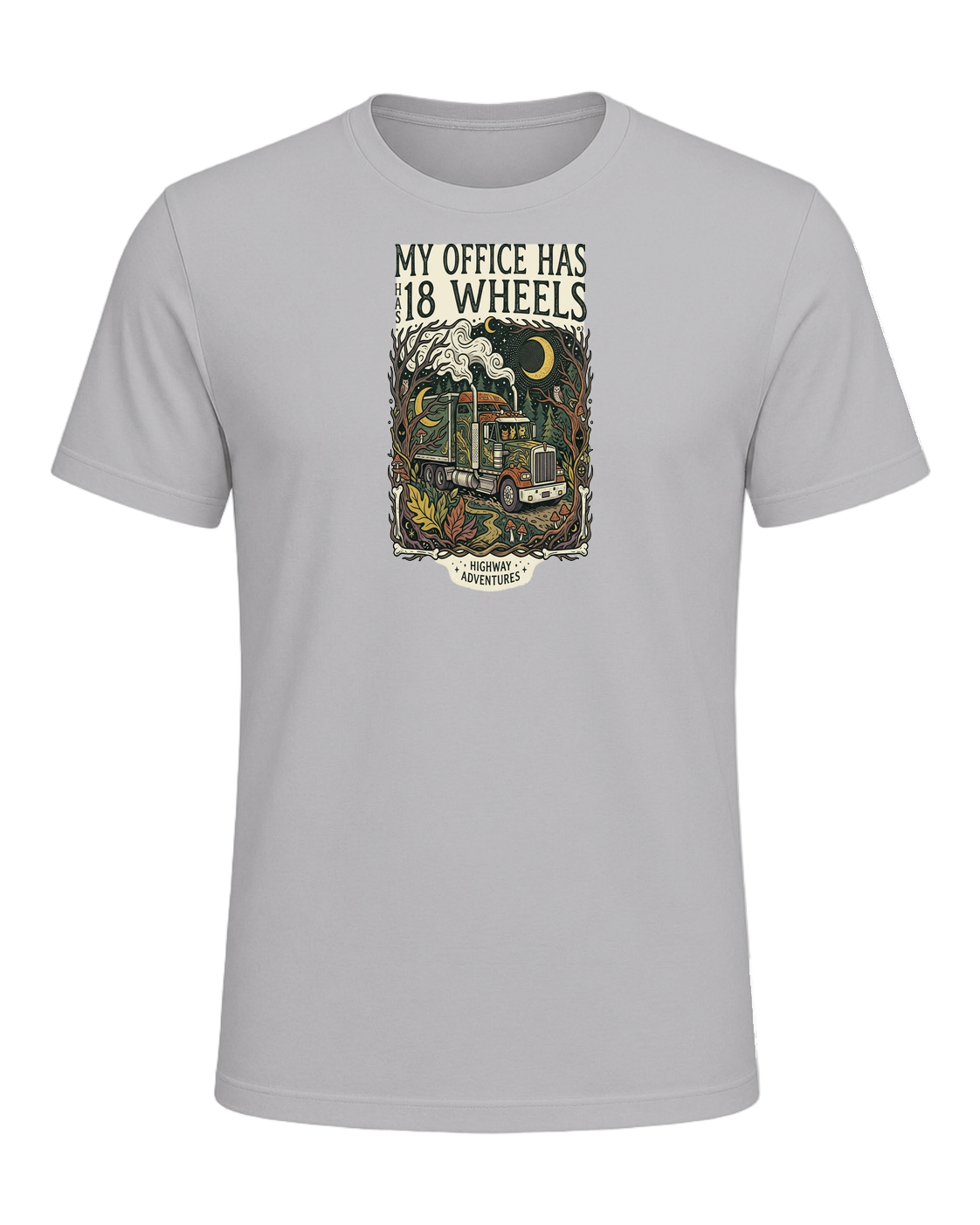 My office has 18 wheels — Athletic Heather