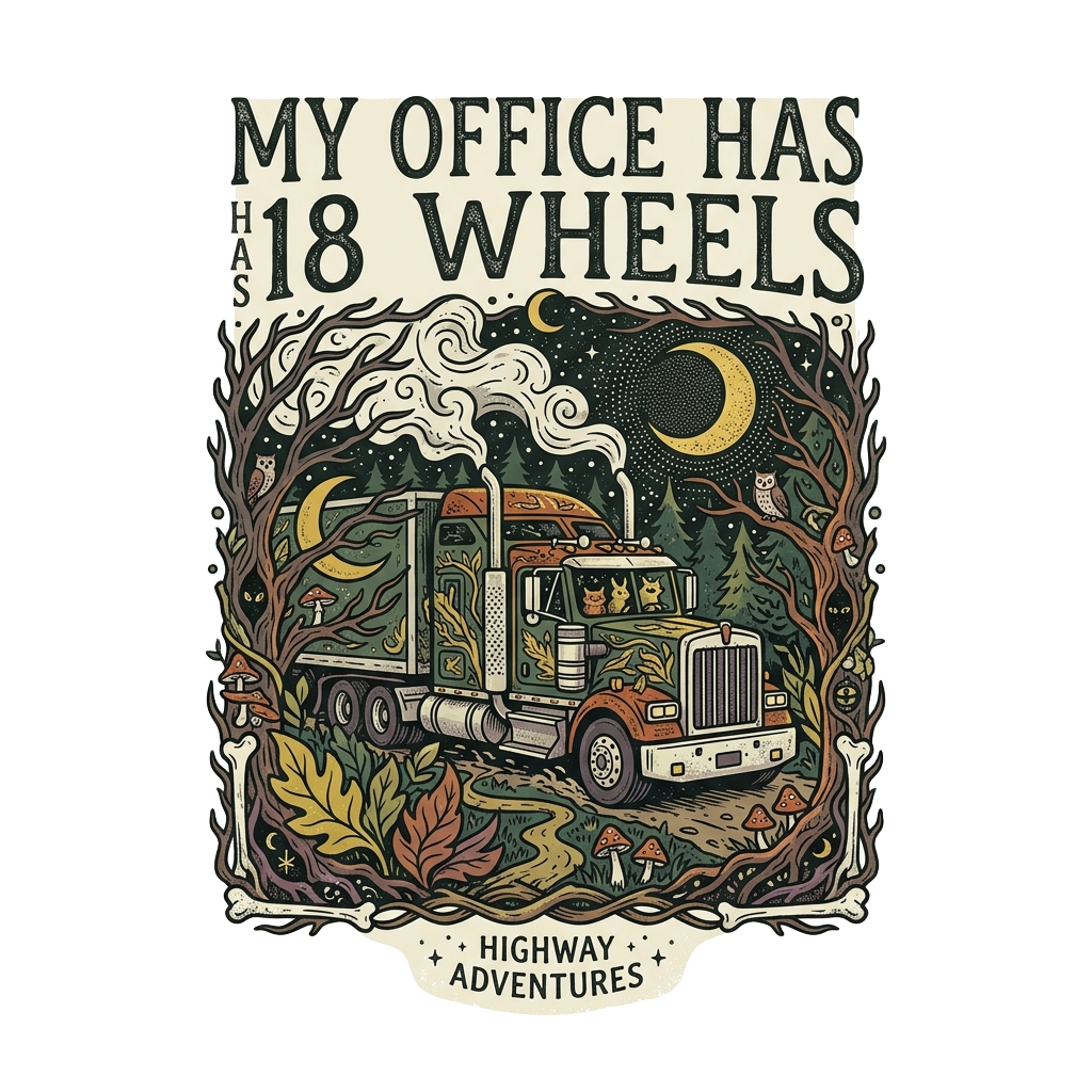 My office has 18 wheels