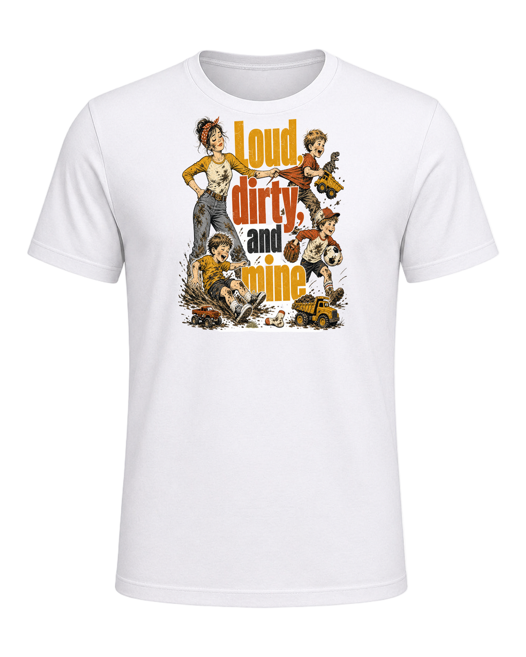 Loud, dirty, and mine — White
