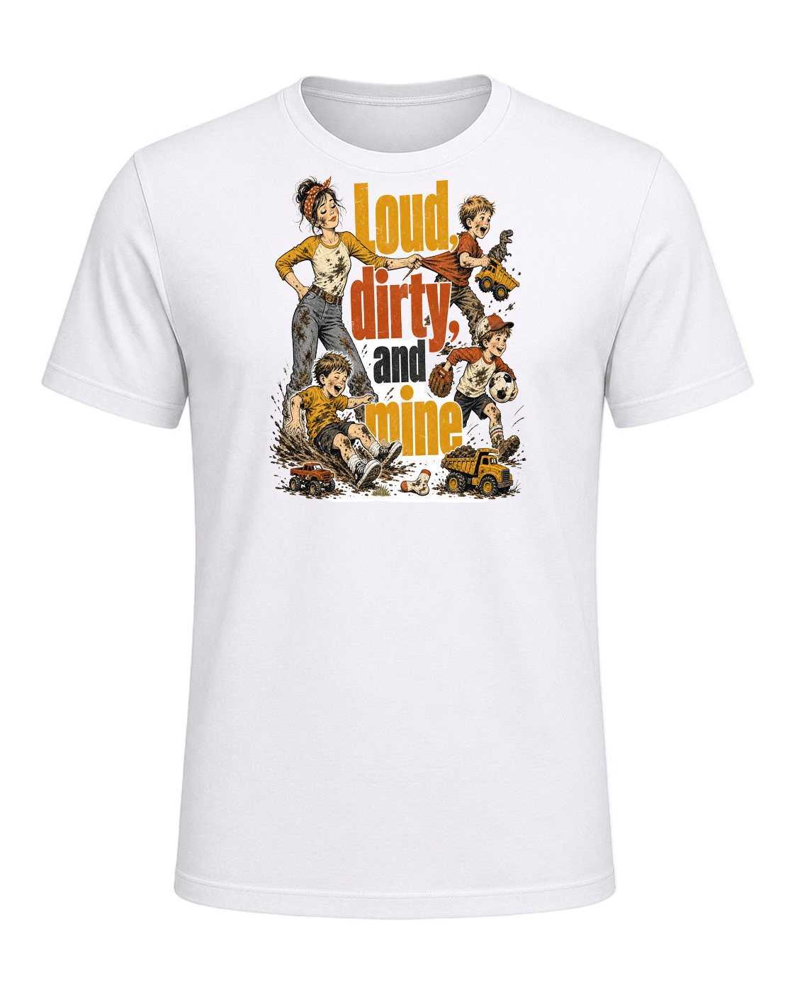 Loud, dirty, and mine — White