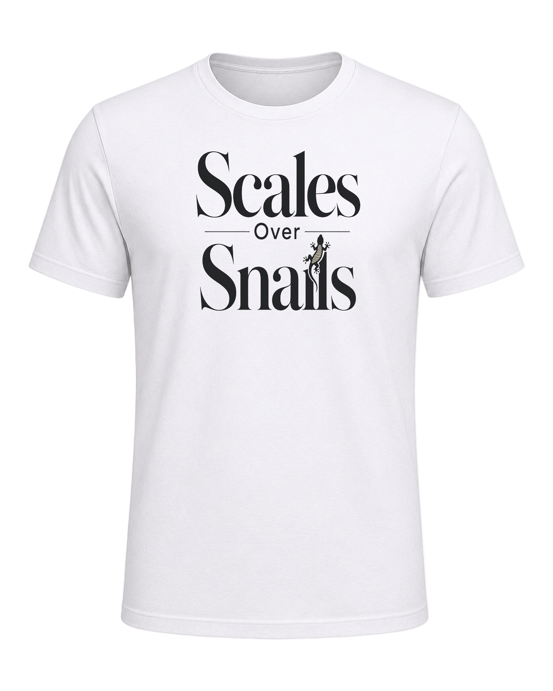Scales Over Snails — White