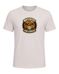 A bold retro coffee badge tee for anyone who is fully brewed for chaos. — Heather Dust