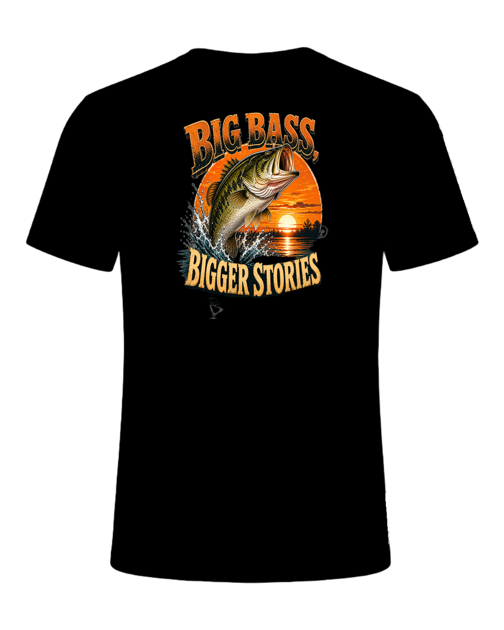 Bass Fishing Obsessed — Black