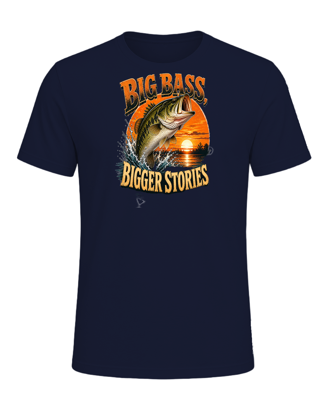 Bass Fishing Obsessed — Navy